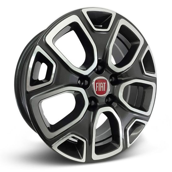 Roda_KR_R76_Toro_Fiat_Grafite_com_polida Roda_KR_R76_Toro_Fiat_Grafite_com_polida