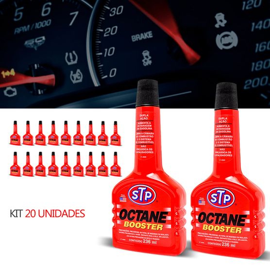 Kit 20 Aditivo Octane Booster STP leandrinistore
