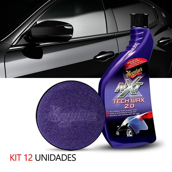Kit 12 Cera Automotiva Meguiars Pasta NXT Generation 2.0 Líquido G12718