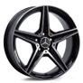 Jogo-de-Roda-Mercedes-C250-Sport-Preta-Diamantada Jogo-de-Roda-Mercedes-C250-Sport-Preta-Diamantada