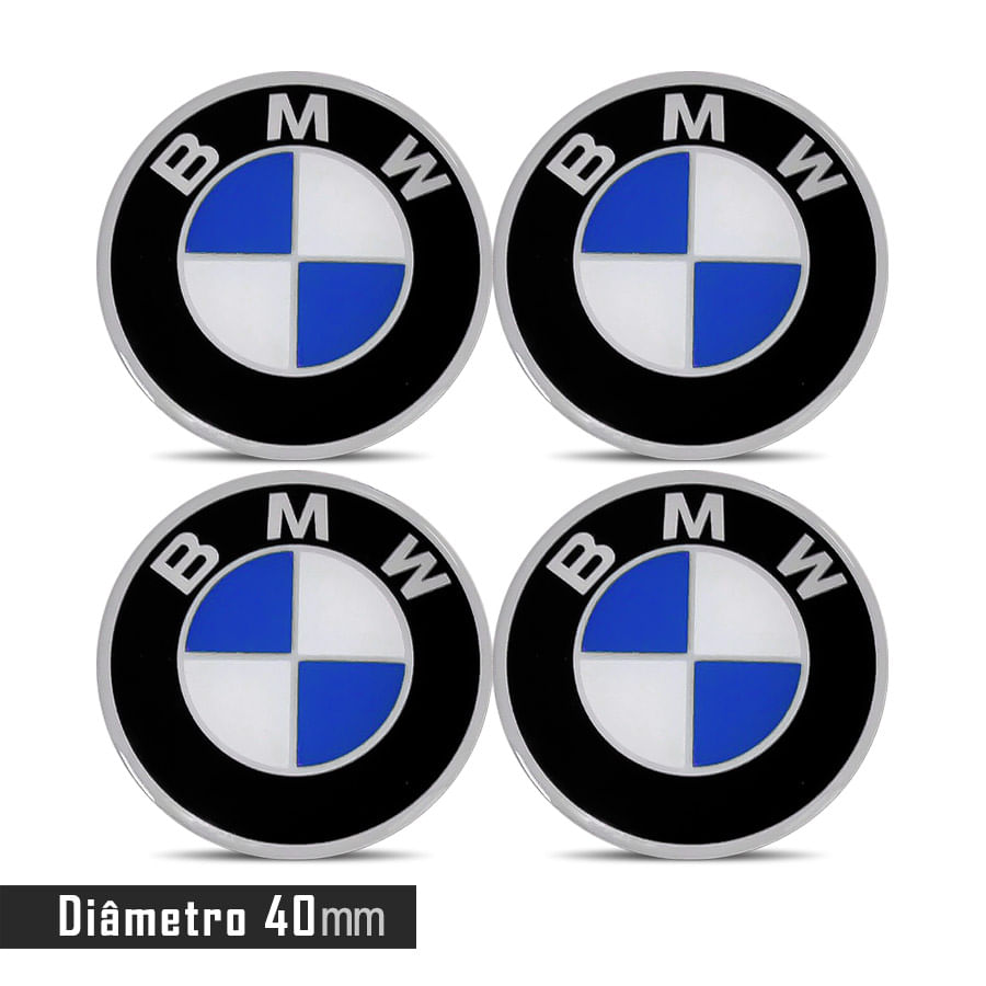 Emblemas Para Ruedas BMW - Juego De 4 (64.5mm, OEM 36136767550)