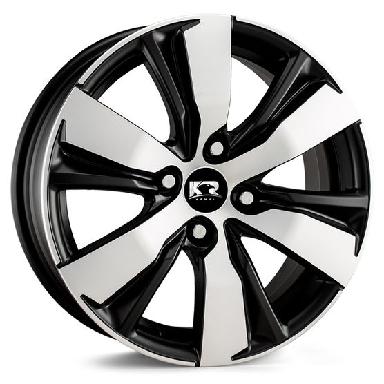 Jogo-de-Roda-KR-S05-Aro-16---Preta-Fosca-Diamantada Jogo-de-Roda-KR-S05-Aro-16---Preta-Fosca-Diamantada