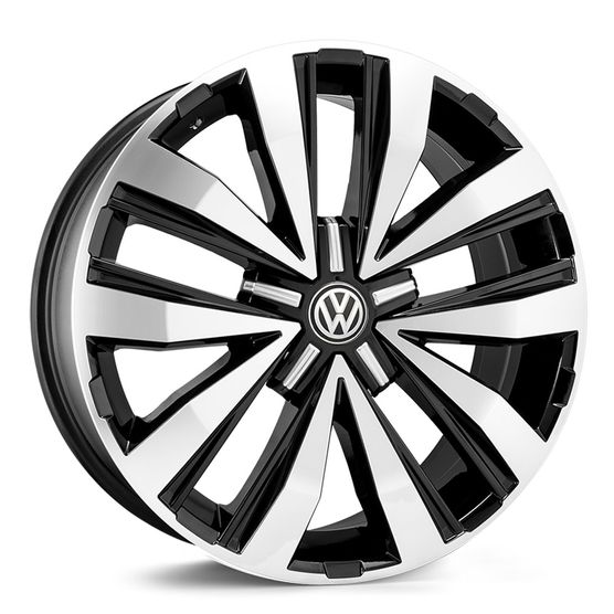 Roda-KR-R87-Volkswagen-Amarok-Aro-16---Preta-com-face-polida Roda-KR-R87-Volkswagen-Amarok-Aro-16---Preta-com-face-polida