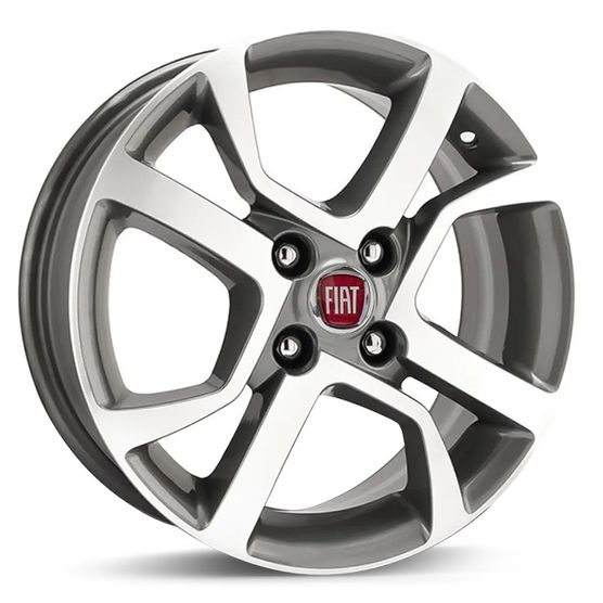 Jogo-Roda-KR-R77-Fiat-Mobi----Grafite-Diamantada Jogo-Roda-KR-R77-Fiat-Mobi----Grafite-Diamantada