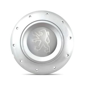 Calota-Centro-Roda-Ferro-Amarok-Peugeot-205-Prata-Emblema-Prata-A