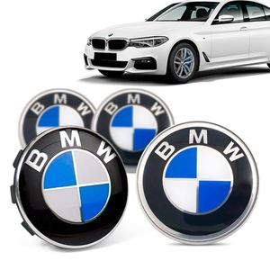 Jogo-4-Calota-Centro-Roda-Original-BMW-Serie-5-2019--Emblema-Azul-A