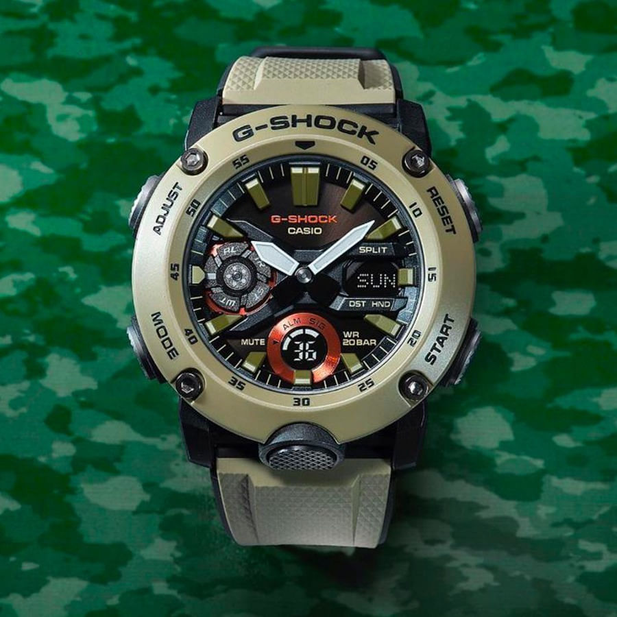 casio g shock carbon core ga 2000 1a9er