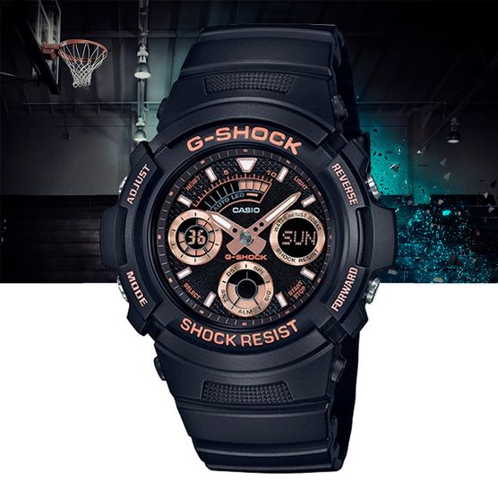 Relogio Casio G Shock Analogic Digital Aw 591gbx 1a4dr Preto Leandrinistore