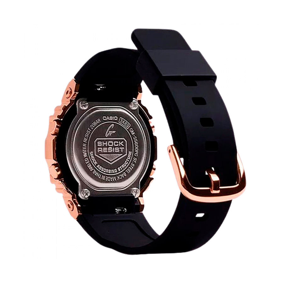 Relógio Casio G-Shock Digital GM-S5600PG-1DR Rose Gold - leandrinistore