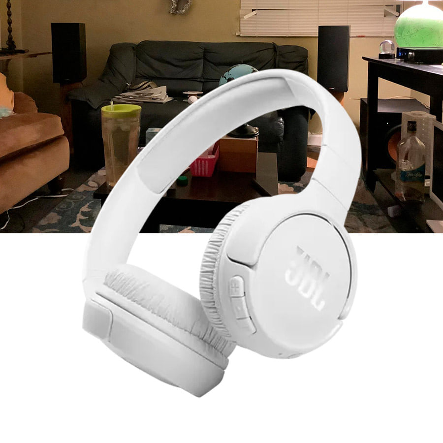 Fone de Ouvido Headphone JBL TUNE T 510 Branco BT Bluetooth