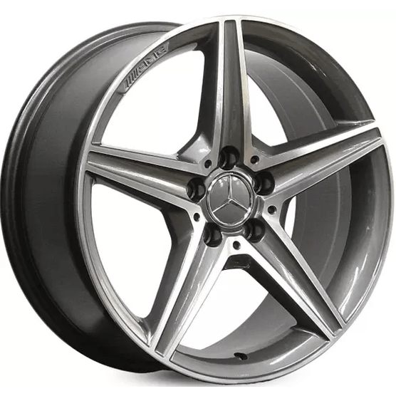 Roda-RAW-Mercedes-C250-AMG-Grafite-Diamantada Roda-RAW-Mercedes-C250-AMG-Grafite-Diamantada