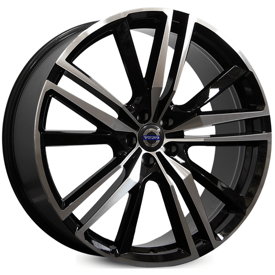 Roda-Volvo-RAW-XC60-R-Design-Preta-Diamantada Roda-Volvo-RAW-XC60-R-Design-Preta-Diamantada