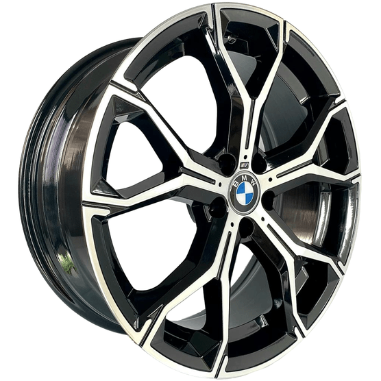 Jogo-Roda-GT-7-BMW-X5-X-Drive-Aro-20-Preta-Diamantada Jogo-Roda-GT-7-BMW-X5-X-Drive-Aro-20-Preta-Diamantada