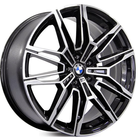 Jogo-Roda-GT7-BMW-M4-Competition-aro-18-Preta-Diamantada Jogo-Roda-GT7-BMW-M4-Competition-aro-18-Preta-Diamantada