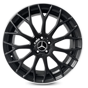 Jogo-Roda-GT7-Mercedes-SL-55-AMG-Aro-20-Preta-Filete-Diamantado