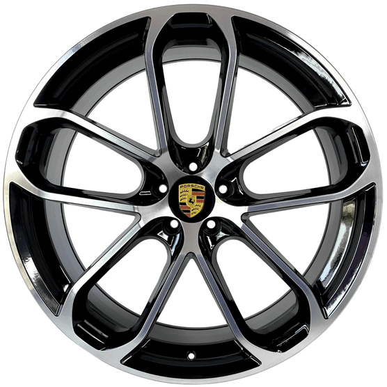 Jogo-Roda-GT7-Porsche-Cayenne-GTS-Aro-22-Preta-Diamantada Jogo-Roda-GT7-Porsche-Cayenne-GTS-Aro-22-Preta-Diamantada
