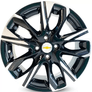 Jogo-Roda-KR-S24-Chevrolet-Tracker-aro-16-4x100-Preta-Diamantada