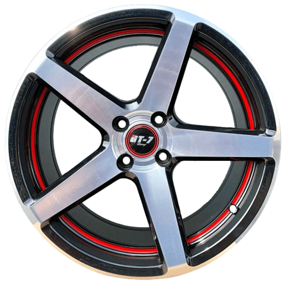 Jogo-Roda-GT7-C-Spec-2-Aro-15-Preta-Diamantada Jogo-Roda-GT7-C-Spec-2-Aro-15-Preta-Diamantada