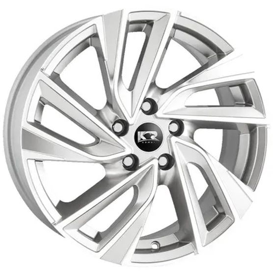 Jogo-Roda-KR-K72-Aro-15---Prata-Diamantada-4X100 Jogo-Roda-KR-K72-Aro-15---Prata-Diamantada-4X100