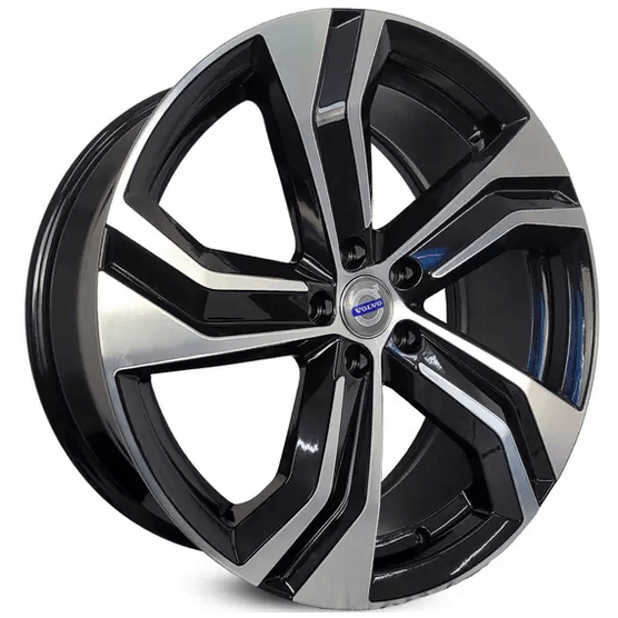 Jogo-Roda-GT7-Volvo-XC60-R-Design-Aro-20-Preta-Diamantada Jogo-Roda-GT7-Volvo-XC60-R-Design-Aro-20-Preta-Diamantada