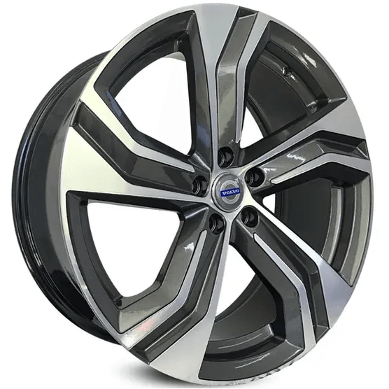 Jogo-Roda-GT7-Volvo-XC60-R-Design-Aro-20-Grafite-Diamantada Jogo-Roda-GT7-Volvo-XC60-R-Design-Aro-20-Grafite-Diamantada