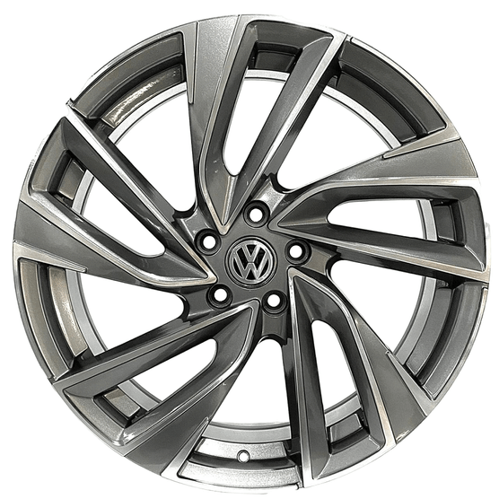 Jogo-Roda-Presenza-Golf-GTI-MK8-Aro-20-Grafite-Diamantada Jogo-Roda-Presenza-Golf-GTI-MK8-Aro-20-Grafite-Diamantada