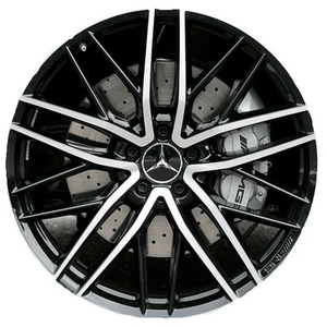 Jogo-Roda-Mercedes-GLE-43-AMG-Aro-19-Preta-Diamantada