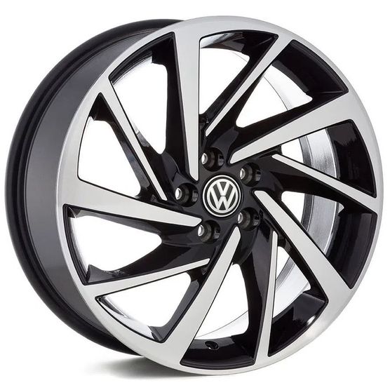 Jogo-Roda-KR-R93-VW-Novo-Polo-Aro-17---Preta-Diamantada Jogo-Roda-KR-R93-VW-Novo-Polo-Aro-17---Preta-Diamantada