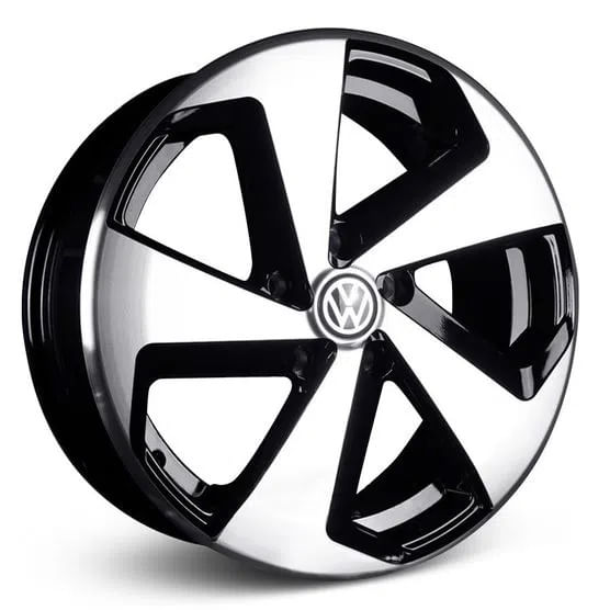 Jogo-Roda-KR-R71-Volkswagen-Golf-GTI-Aro-17---Preta-Diamantada
