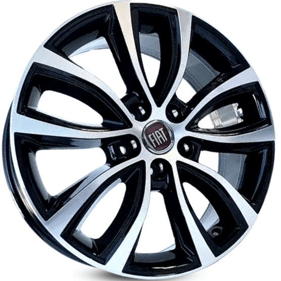 Jogo-Roda-KR-S02-Fiat-Toro-Aro-18-Preta-Diamantada Jogo-Roda-KR-S02-Fiat-Toro-Aro-18-Preta-Diamantada