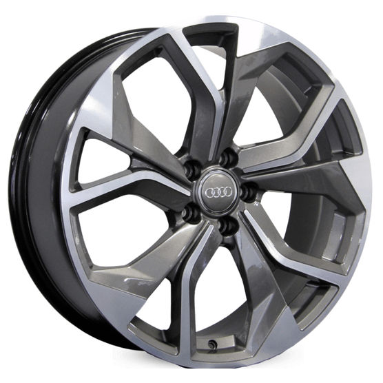 Jogo-Roda-RAW-Audi-RS-Q8-Aro-20-Grafite-Diamantada Jogo-Roda-RAW-Audi-RS-Q8-Aro-20-Grafite-Diamantada