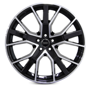 Jogo-Roda-RAW-Audi-RS6-Performance-Aro-18-Preta-Diamantada