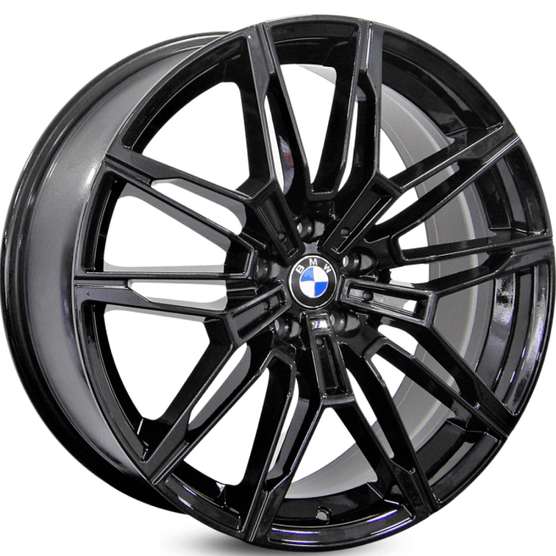 Jogo-Roda-RAW-BMW-M4-Aro-20-Preta-Brilhante Jogo-Roda-RAW-BMW-M4-Aro-20-Preta-Brilhante
