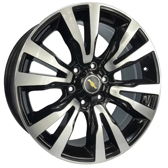 Jogo-Roda-KR-R79-Chevrolet-S10-Aro-22-Preta-Diamantada Jogo-Roda-KR-R79-Chevrolet-S10-Aro-22-Preta-Diamantada