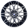 Jogo-Roda-GT7-BMW-M4-Aro-18-Preta-Diamantada Jogo-Roda-GT7-BMW-M4-Aro-18-Preta-Diamantada