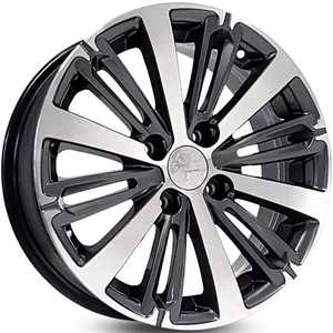 Jogo-Roda-KR-S10-Peugeot-208-Griffe-Aro-16-Grafite-Diamantada