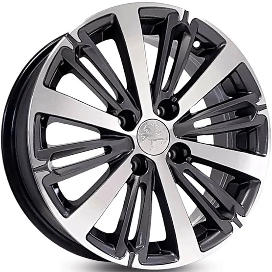 Jogo-Roda-KR-S10-Peugeot-208-Griffe-Aro-16-Grafite-Diamantada Jogo-Roda-KR-S10-Peugeot-208-Griffe-Aro-16-Grafite-Diamantada