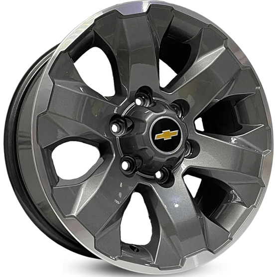 Jogo-Roda-KR-S30-Chevrolet-S10-High-Country-Aro-17-Grafite-Diamantada Jogo-Roda-KR-S30-Chevrolet-S10-High-Country-Aro-17-Grafite-Diamantada