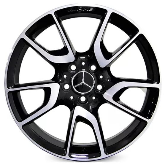 Jogo-Roda-Mercedes-C43-AMG-Aro-18-RAW-Preta-Diamantada Jogo-Roda-Mercedes-C43-AMG-Aro-18-RAW-Preta-Diamantada