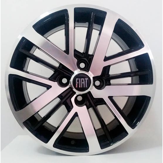 Jogo-Roda-BRW-1550-Nova-Strada-Aro-15-Preta-Diamantada Jogo-Roda-BRW-1550-Nova-Strada-Aro-15-Preta-Diamantada