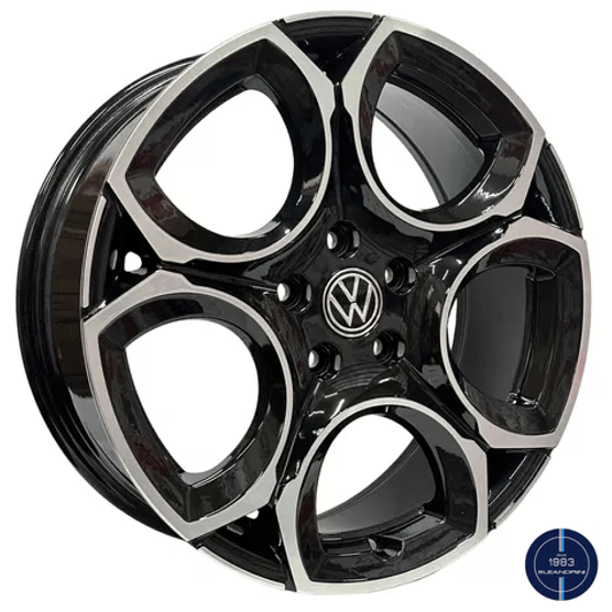 Jogo-Roda-Golf-GTI-Aro-20-Preta-Diamantada Jogo-Roda-Golf-GTI-Aro-20-Preta-Diamantada