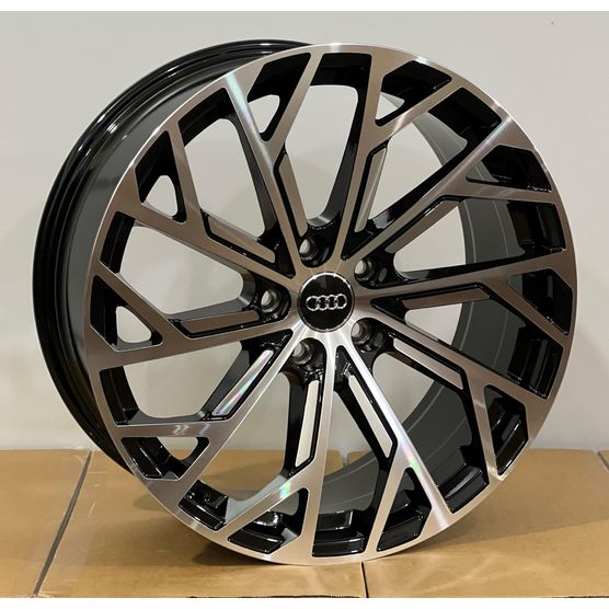 JOGO-RODA-AUDI-A8-Aro-20-Preta-Diamantada JOGO-RODA-AUDI-A8-Aro-20-Preta-Diamantada