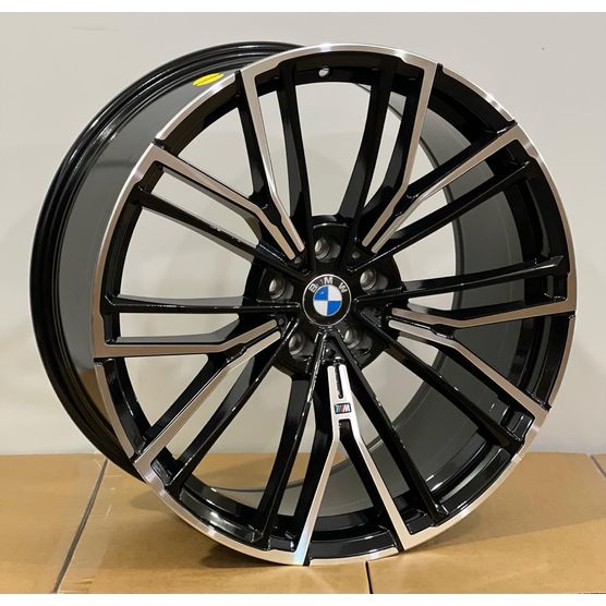 Jogo-Roda-BMW-X5-Aro-21---Preta-Diamantada