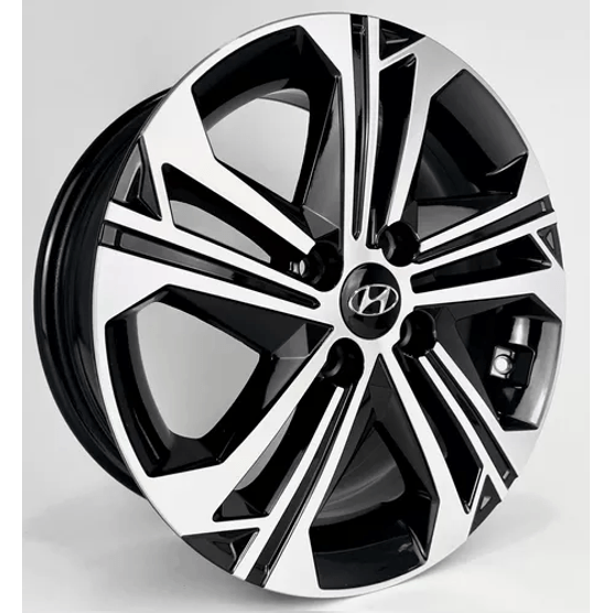 Jogo-Roda-KR-S52-Hyundai-HB20-Aro-15-Preta-Diamantada