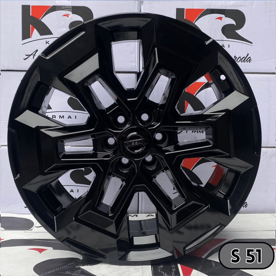 Jogo-Roda-KR-S51-Aro-20-Preta-Brilhante Jogo-Roda-KR-S51-Aro-20-Preta-Brilhante