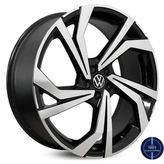 Jogo-Roda-KR-S54-Jetta-Gli-Aro-18-Preta-Diamantada Jogo-Roda-KR-S54-Jetta-Gli-Aro-18-Preta-Diamantada