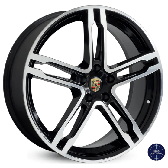 Jogo-Roda-Kr-F2-Porsche-Macan-aro-20-Preta-Diamantada Jogo-Roda-Kr-F2-Porsche-Macan-aro-20-Preta-Diamantada