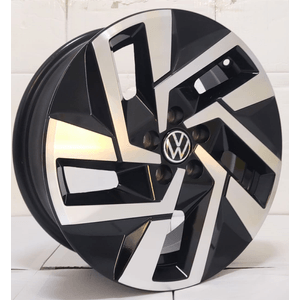 Jogo-Roda-KR-S56-VW-T-Cross-Aro-16-Preta-Diamantada