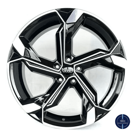 Jogo-Roda-GT7-Audi-SQ8-Aro-18-Preta-Diamantada Jogo-Roda-GT7-Audi-SQ8-Aro-18-Preta-Diamantada