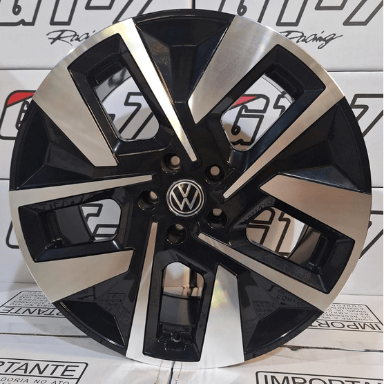 JOGO-RODA-NOVA-AMAROK-ARO-22-PRETA-DIAMANTADA JOGO-RODA-NOVA-AMAROK-ARO-22-PRETA-DIAMANTADA